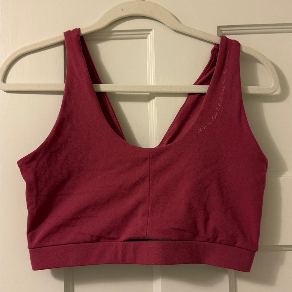 Pink Sports Bra